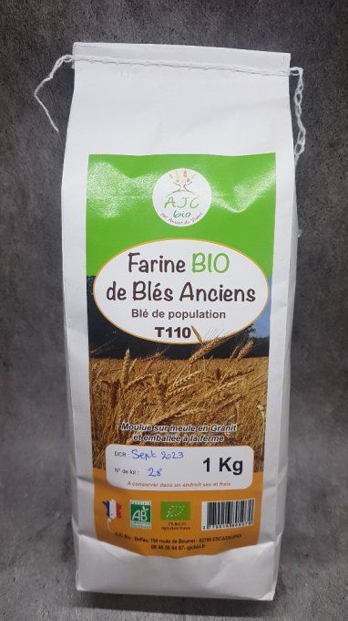 1 kg Farine Bio Blés Anciens T110