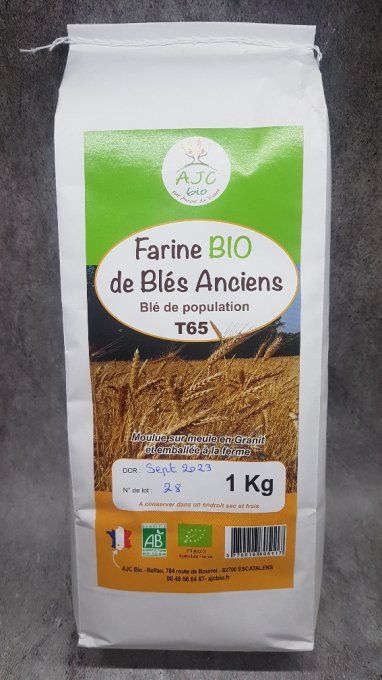 1 kg Farine Bio Blés Anciens T65